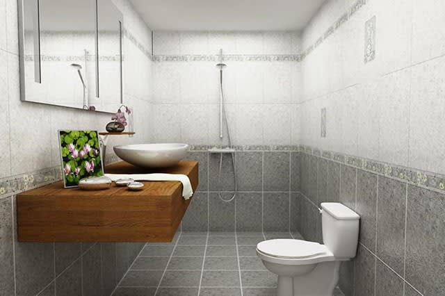 Sử dụng các loại gạch có độ nhám cao để thiết kế phòng tắm 