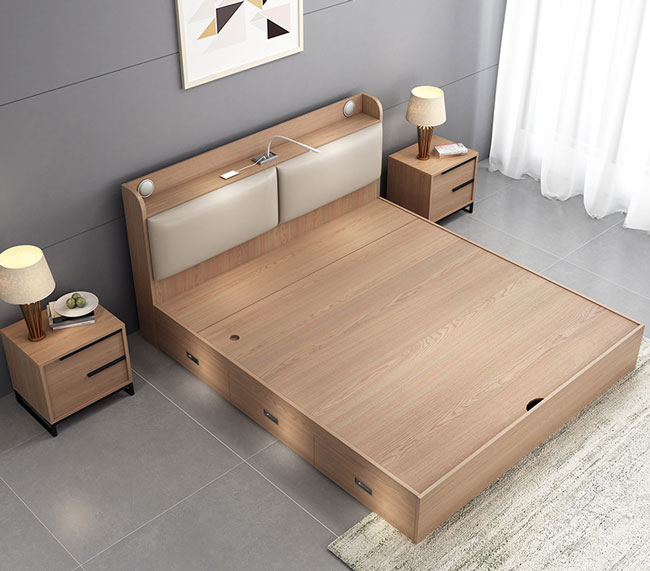 sử dụng giường hộc trong thiết kế nội thất căn hộ nhỏ